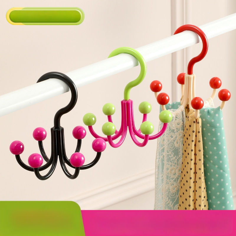 Šešių kablių multifunkcinė kabykla krepšiams ir drabužiams – aukštos mangano plienas, daugiau nei trijų eilių kabliukai, 1-3 kg talpa