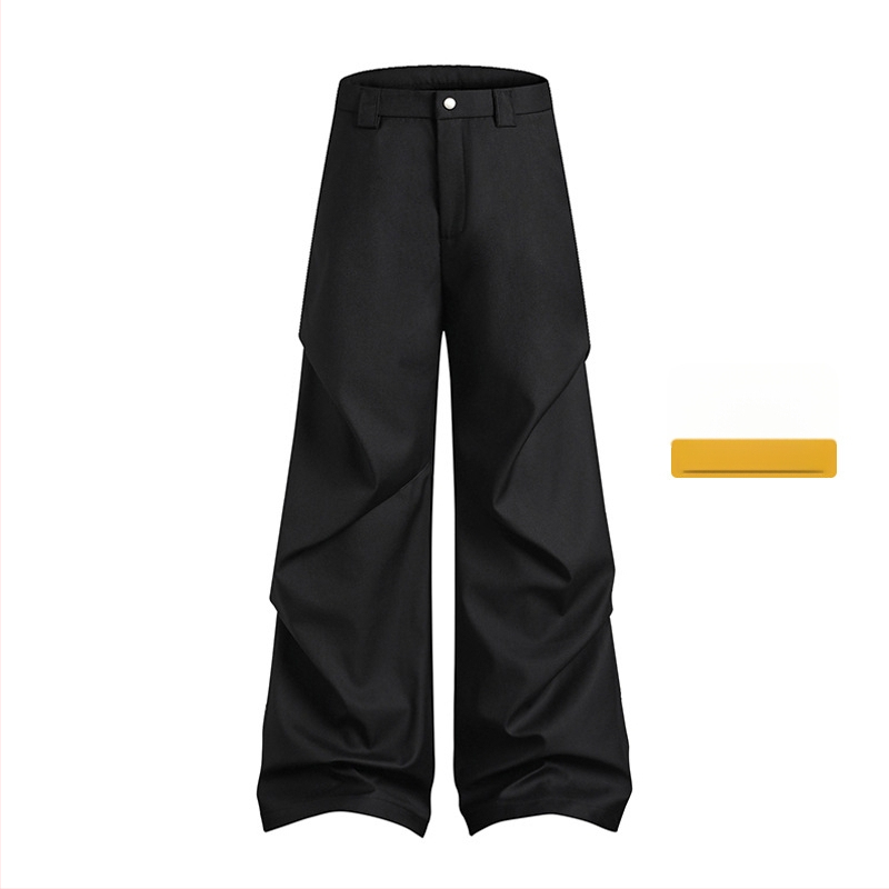 Vyrams skirtos kasdieninės kelnės su fliso pamušalu, laisvas kirpimas, vidurio juosmens, užtrauktukas, poliesterio mišinys