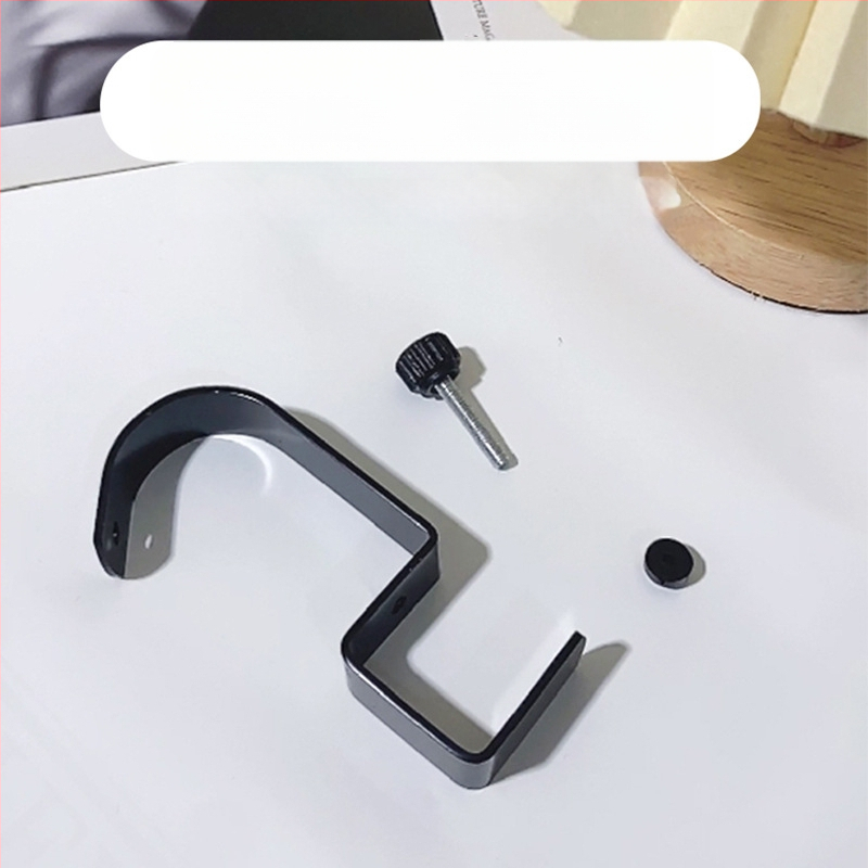 Metalinė kabykla prie stalo krašto, vieno kabliuko, lengvas prabangos stilius, apkrova virš 30 kg