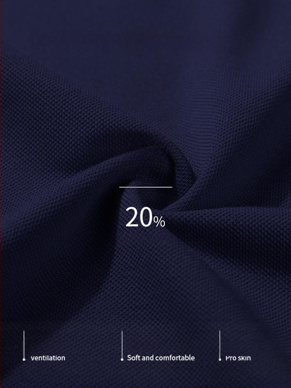 Polo marškiniai su pritaikytu išsiuvinėtu logotipu, korėniškojo versijos stilius, laisvas kirpimas, trumpomis rankovėmis, medvilnės audinys