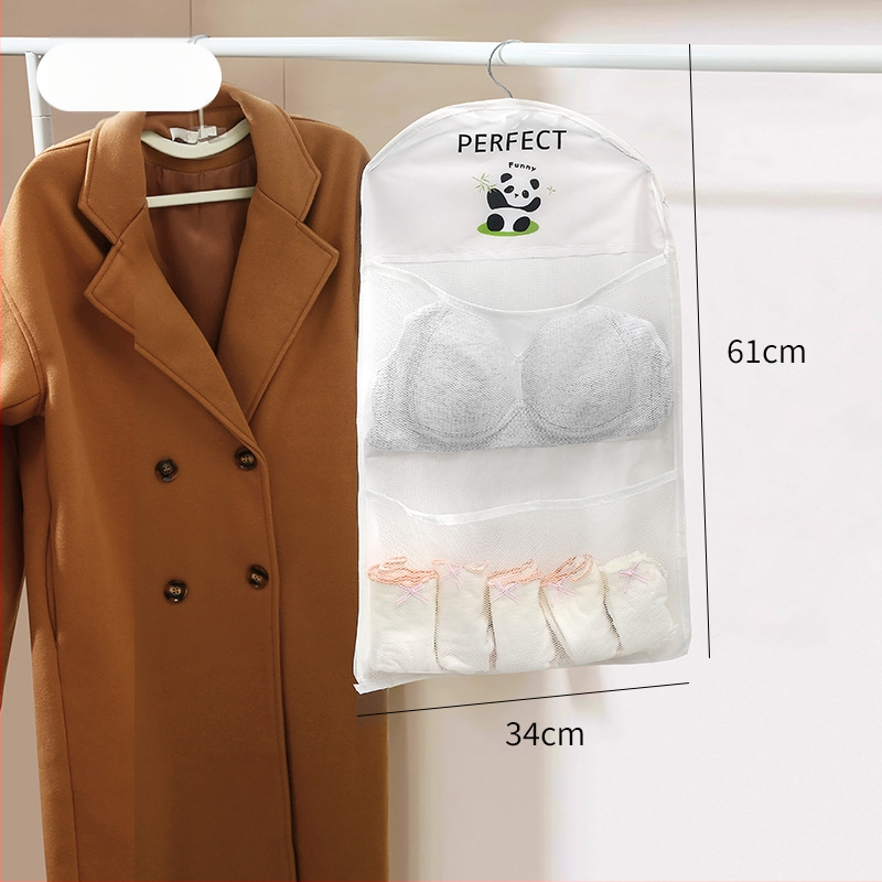 Pakabinamas saugojimo organizatorius spintai, modelis 5138, kubinės formos, poliesteris, atskiro saugojimo funkcija, skirtas apatinėms ir liemenėlėms.