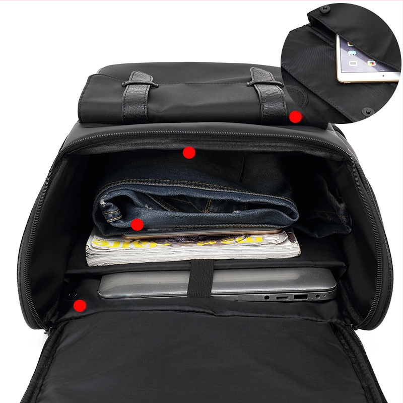 Nailoninė kuprinė, talpa 20–35 L, oro pagalvės petnešos, suderinama su 15 colių nešiojamuoju kompiuteriu, kelionėms