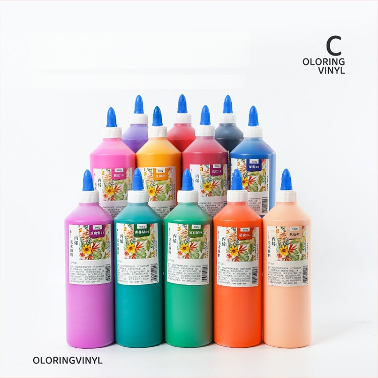 Akrüüll värv - propüleeni pigment, privaatse märgi litsents, Hiina maalimiseks