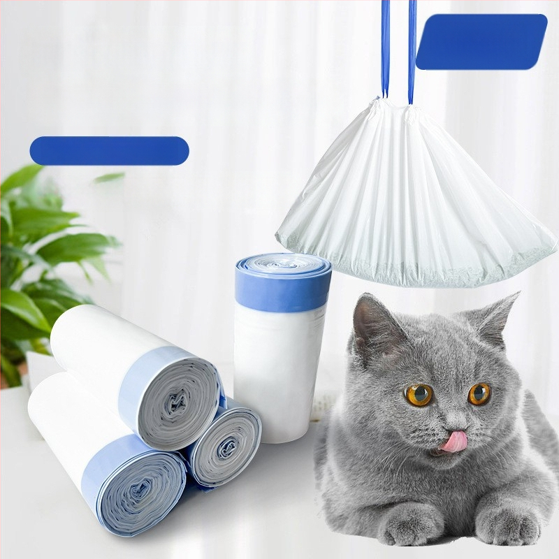 Storas HDPE maišas katės kraikui, nešiojamas dizainas, Cat cleanser prekės ženklas