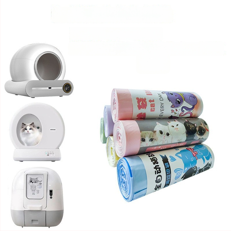 Storas HDPE maišas katės kraikui, nešiojamas dizainas, Cat cleanser prekės ženklas