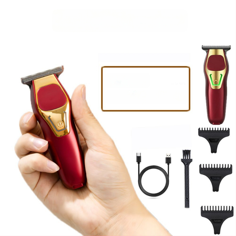 Mini laetav elektriline juukselõikur harjatud mootoriga, roostevabast terasest terad, sisseehitatud aku 800–1000 mAh, tööaeg 1–3 tundi, USB laadimine