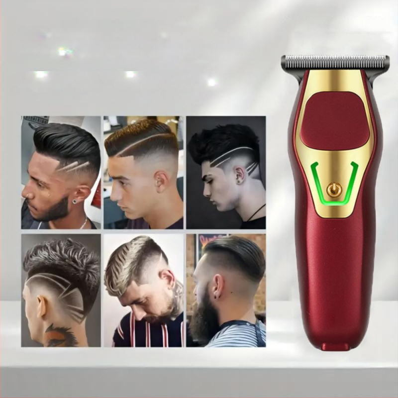Mini laetav elektriline juukselõikur harjatud mootoriga, roostevabast terasest terad, sisseehitatud aku 800–1000 mAh, tööaeg 1–3 tundi, USB laadimine