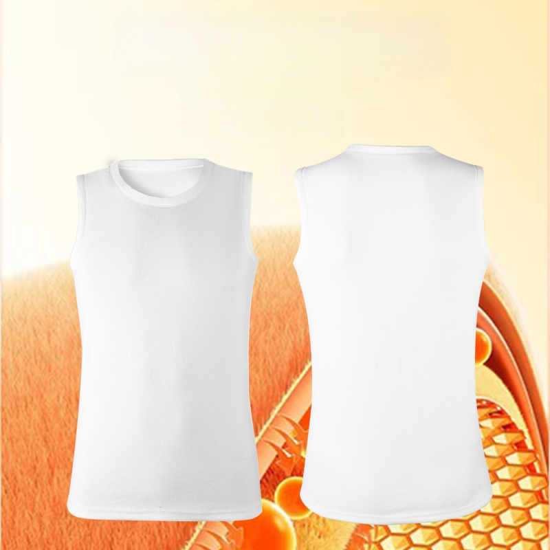 Meeste termilise vestiga kahepoolse fleece'iga, paksus 201–250 g/m², ümmargune kaelus, pullover stiilis, ühe kihiga, polüester 90–95%