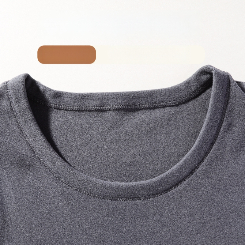 Meeste termilise vestiga kahepoolse fleece'iga, paksus 201–250 g/m², ümmargune kaelus, pullover stiilis, ühe kihiga, polüester 90–95%