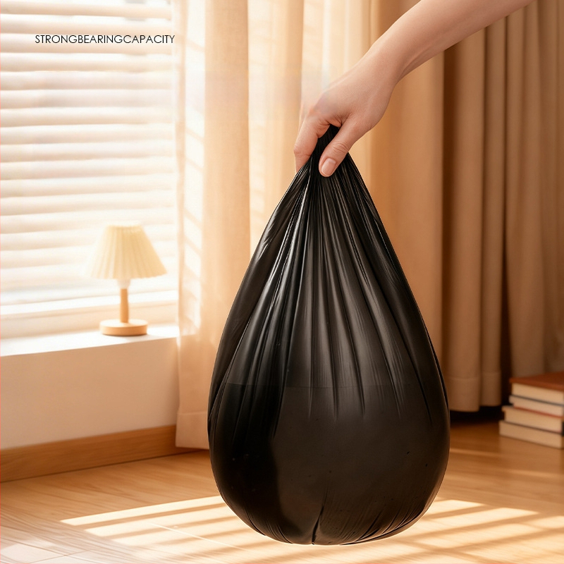 Kodus kasutatavad jäätmekotid, paksud, lame suu avaga, ühekordsed, PE, 100 rullid