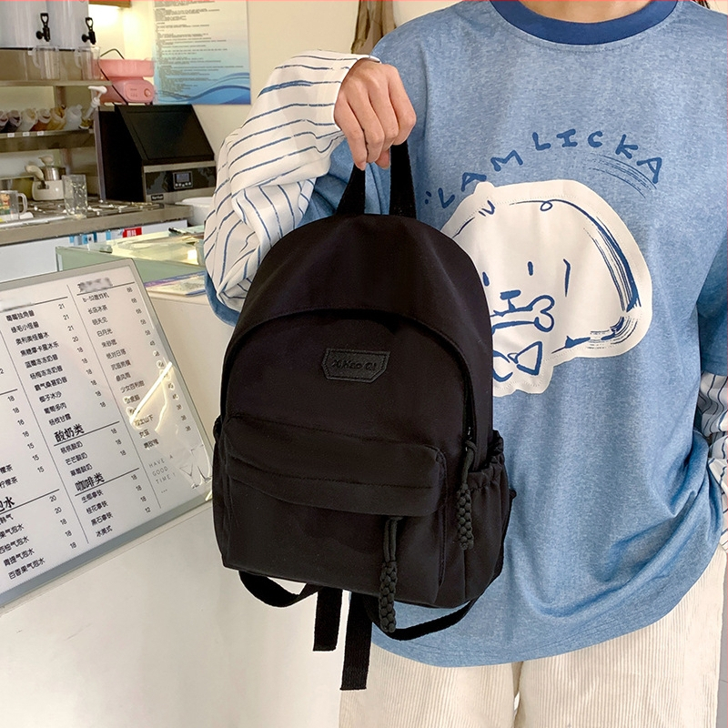 Viegls neilona mugursoma studentiem, unisex, elpojoša, samazina slodzi, izliekta plecu siksna, ziemas 2025