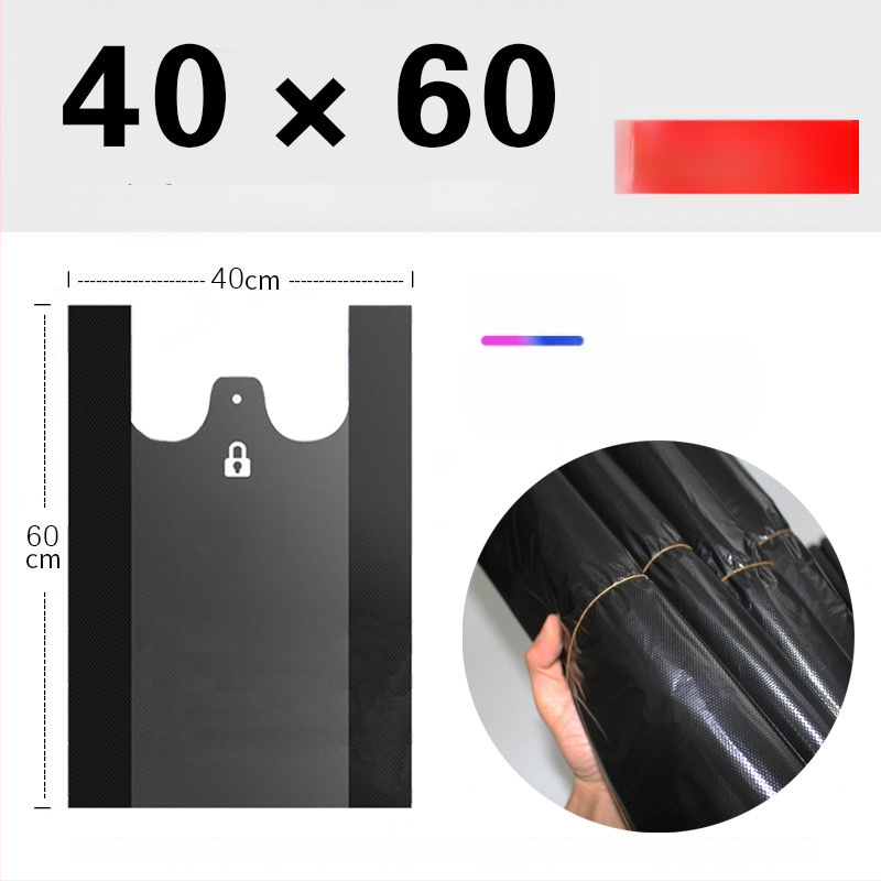 Stori šiukšlių maišai su rankenomis, liemenės stiliaus, vienkartiniai, namų ūkiui ir virtuvei