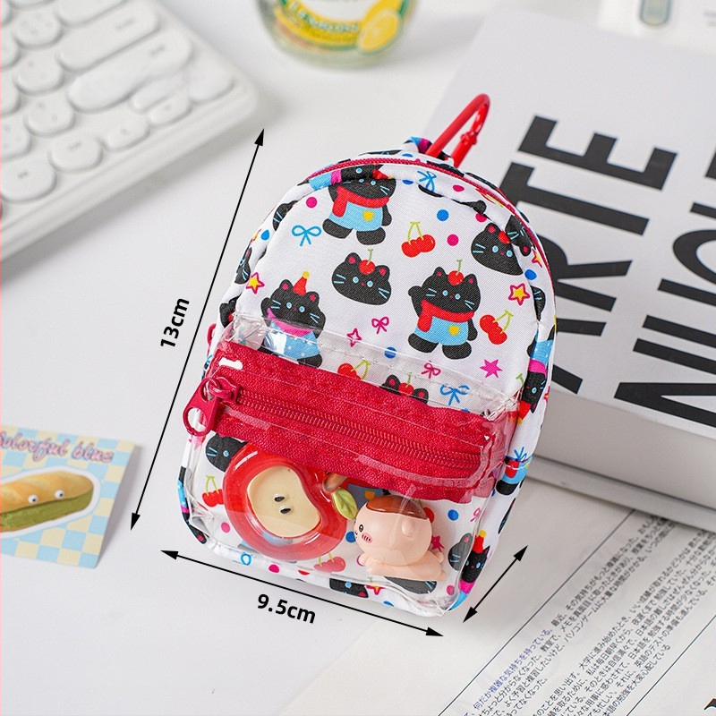 Mini auduma kubveida soma un monētu maku, daudzfunkcionāla uzglabāšana kosmētikai un galdam, izlaidums vasarā 2025