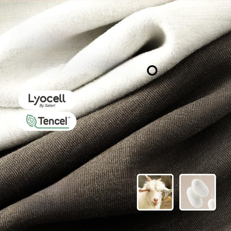 Meeste termiline villane vest antibakteriaalse kahepoolse veluuriga, paks 3-kihiline konstruktsioon, ümmargune kaelus