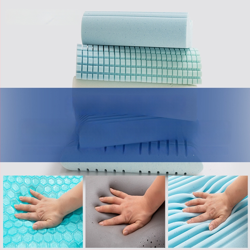 Pagalvė iš atminties putų, bangų forma, universalus naudojimas