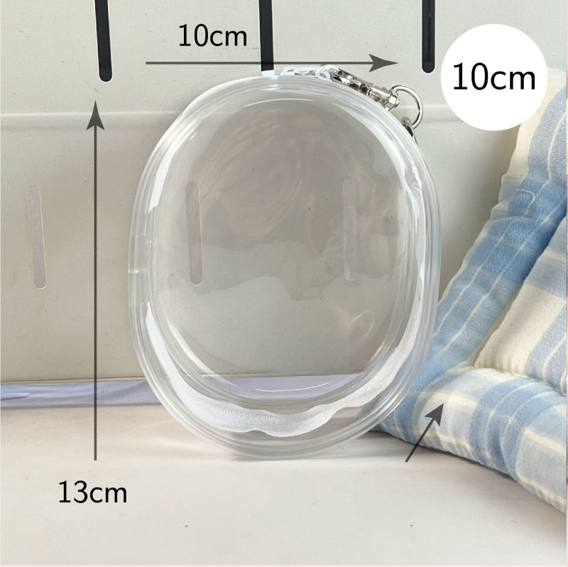 Chiikawa plīšās lellītes aizsargkaste, cilindrisks PVC pārklājums, daudzfunkcionāla ceļojumiem un galda uzglabāšanai.