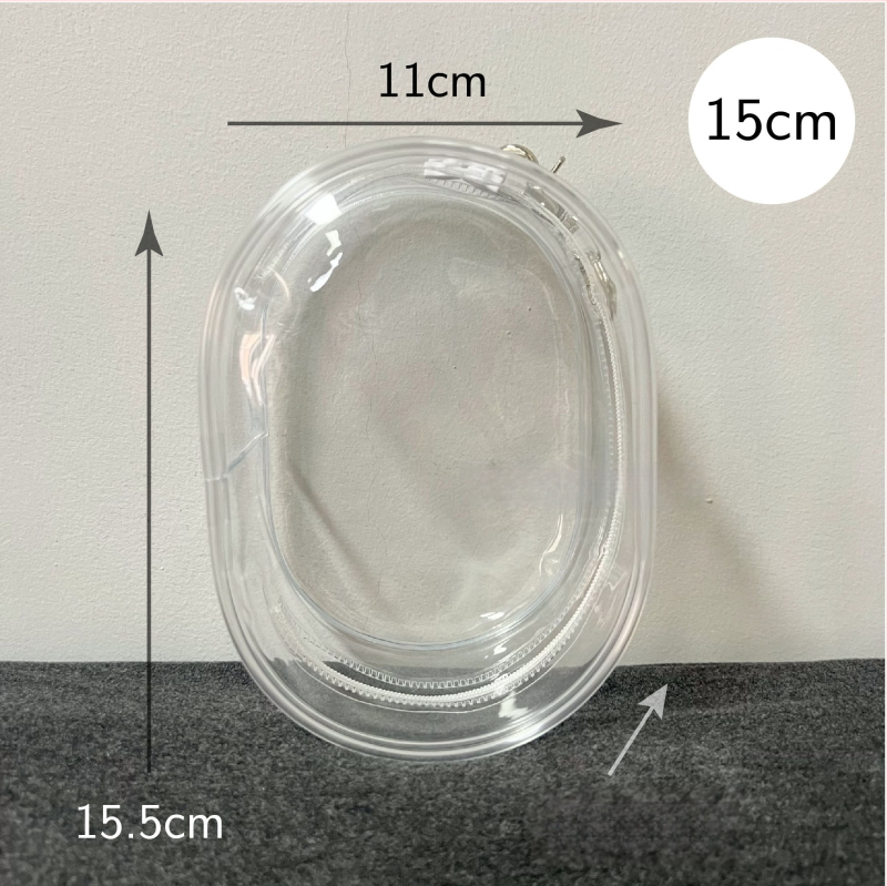 Chiikawa plīšās lellītes aizsargkaste, cilindrisks PVC pārklājums, daudzfunkcionāla ceļojumiem un galda uzglabāšanai.
