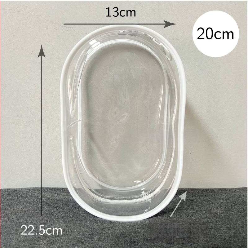 Chiikawa plīšās lellītes aizsargkaste, cilindrisks PVC pārklājums, daudzfunkcionāla ceļojumiem un galda uzglabāšanai.