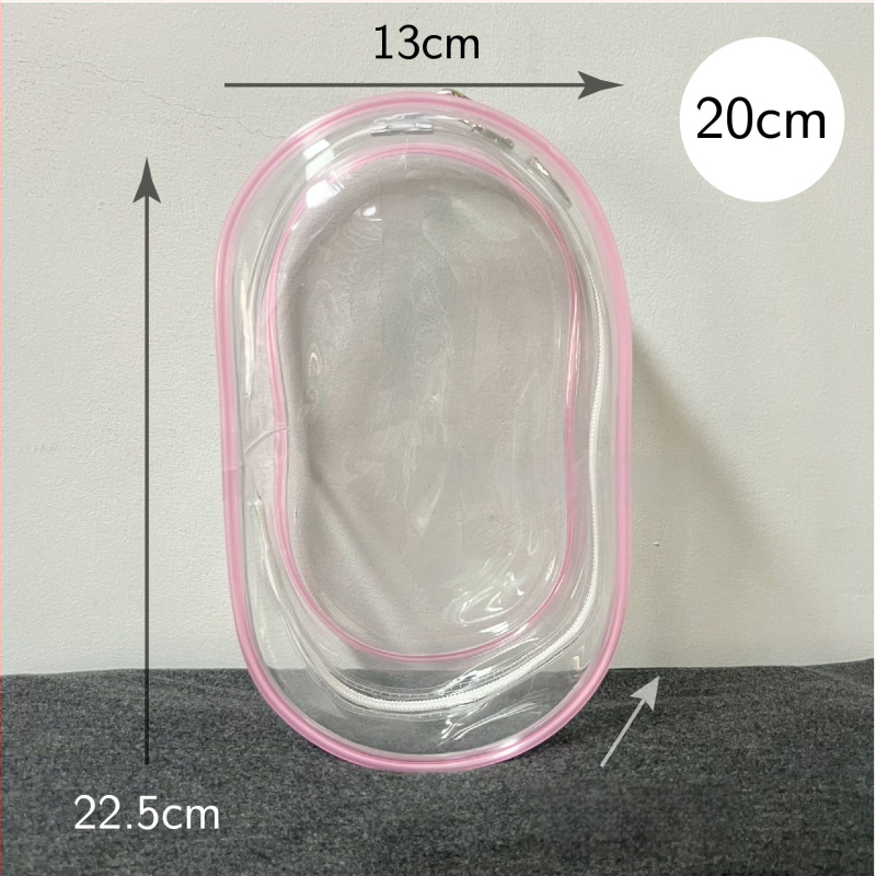 Chiikawa plīšās lellītes aizsargkaste, cilindrisks PVC pārklājums, daudzfunkcionāla ceļojumiem un galda uzglabāšanai.