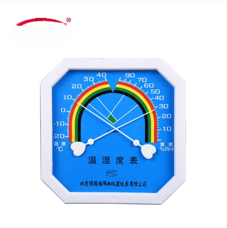 WS2080A analoogne temperatuuri- ja niiskusmõõdik kaheksakandilise näidikuga – kõrge täpsus, sobib koju, kontorisse, laborisse, apteeki ja kasvuhoonesse