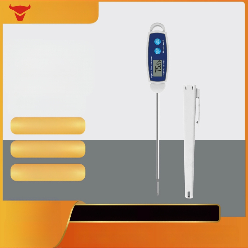 Kt/kitai namų maisto termometras, atsparus vandeniui, skirtas virtuvei ir kepsniams, 0.1°C rezoliucija