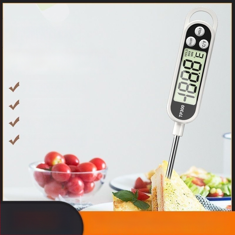 Maisto termometras su zondo tipu – aukštos tikslumos, virtuvei, kūdikių pienui, vandeniui ir aliejui