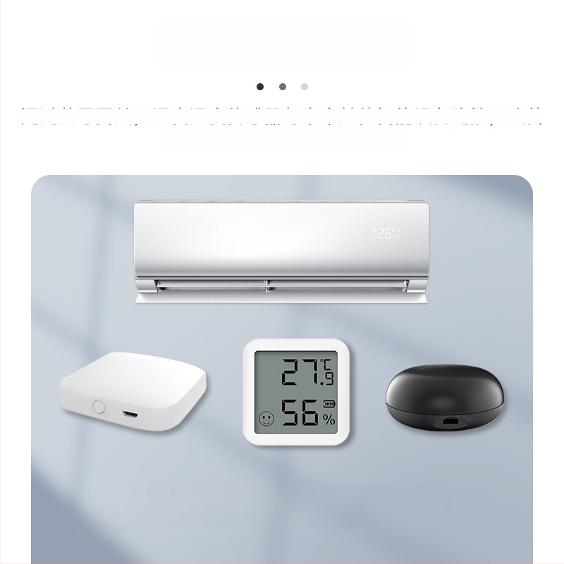 Bluetooth mini elektrinis temperatūros ir drėgmės matuoklis su LCD ekranu, diapazonas -5–55 °C, tikslumas ±0,5 °C