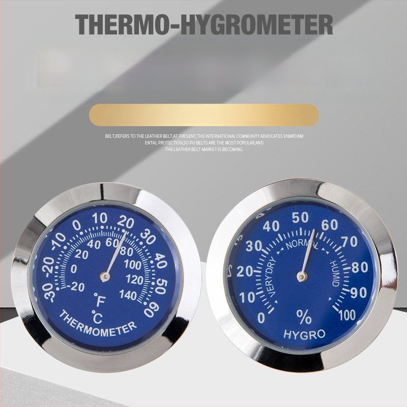 Automobilinis termometras ir higrometras, modelis TH, prekės ženklas Oda, temperatūra -30–60°C, drėgmė 0–100%