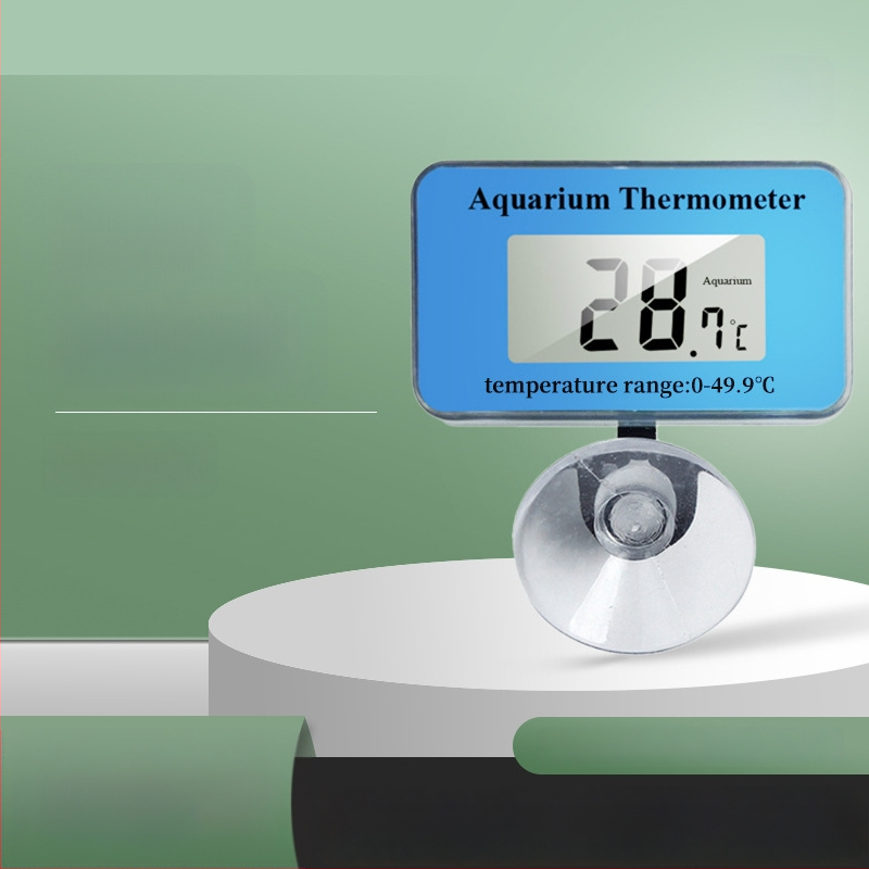 Akvariumo vandens termometras iš ABS medžiagos, matuoja vandens temperatūrą, palaiko privačias prekių ženklus