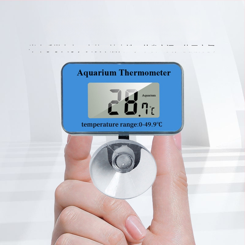 Akvariumo vandens termometras iš ABS medžiagos, matuoja vandens temperatūrą, palaiko privačias prekių ženklus