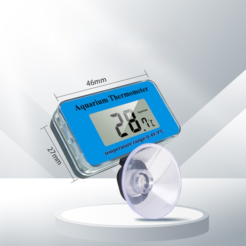 Akvariumo vandens termometras iš ABS medžiagos, matuoja vandens temperatūrą, palaiko privačias prekių ženklus
