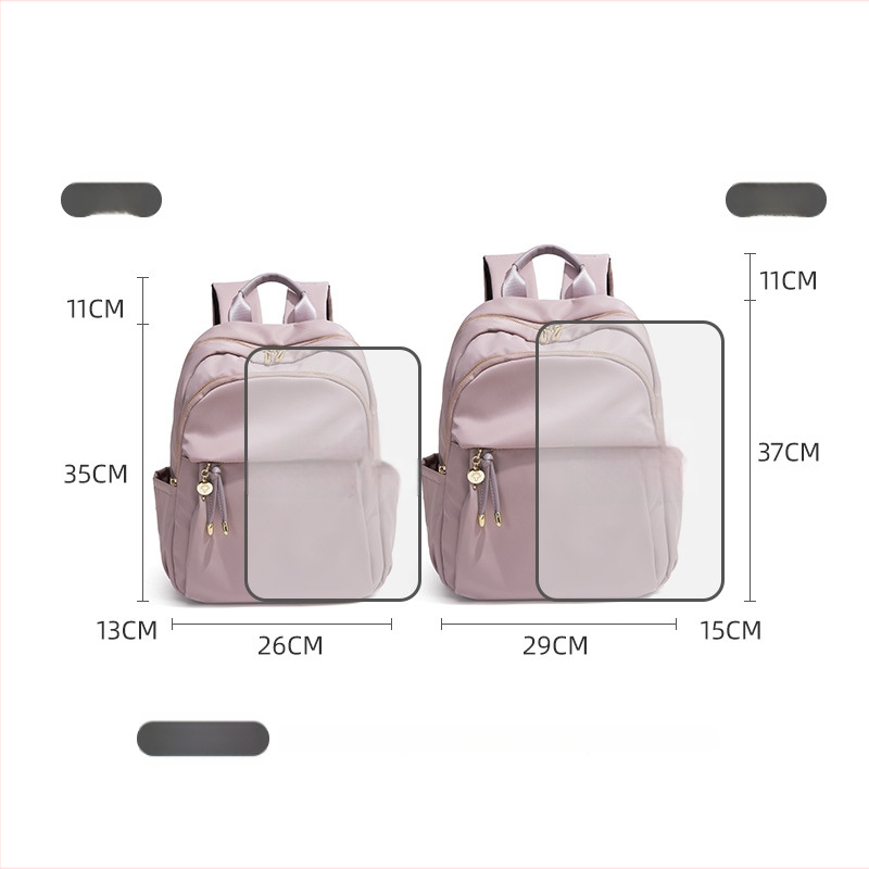 Verslo kelionėms skirtas kuprinė su dideliu talpumu, Oxford audinys, atspari vandeniui, lengva, nešiojamojo kompiuterio skyriaus, vidinė užtrauktuko kišenė, apsauga nuo vagystės