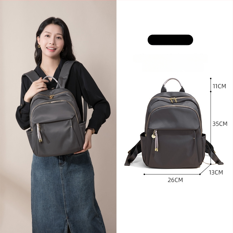 Verslo kelionėms skirtas kuprinė su dideliu talpumu, Oxford audinys, atspari vandeniui, lengva, nešiojamojo kompiuterio skyriaus, vidinė užtrauktuko kišenė, apsauga nuo vagystės