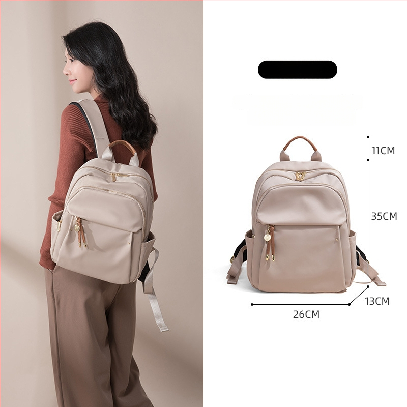 Verslo kelionėms skirtas kuprinė su dideliu talpumu, Oxford audinys, atspari vandeniui, lengva, nešiojamojo kompiuterio skyriaus, vidinė užtrauktuko kišenė, apsauga nuo vagystės