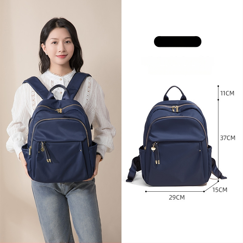 Verslo kelionėms skirtas kuprinė su dideliu talpumu, Oxford audinys, atspari vandeniui, lengva, nešiojamojo kompiuterio skyriaus, vidinė užtrauktuko kišenė, apsauga nuo vagystės