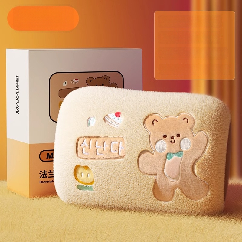 Įkraunamas karšto vandens butelės šildytuvas su Cu grafeno šildymu, 220V, 50W, PVC korpusas, temperatūros reguliavimas