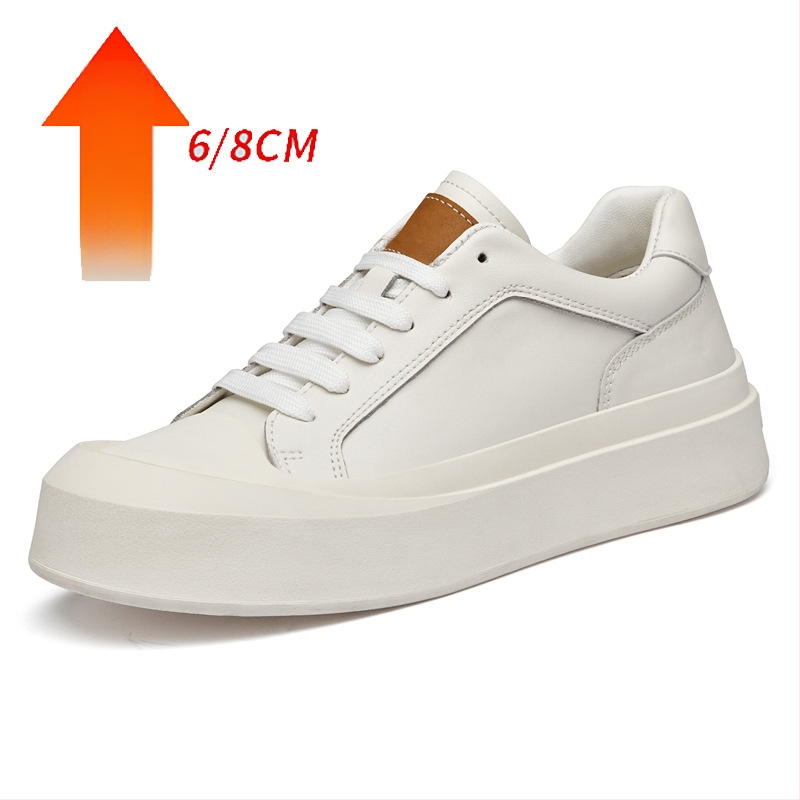 Meeste tossud 6 cm kõrgendusega paksu talla, ümmarguse varbaga, pealiskate teise klassi nahast, kummist talla, EVA sisetald