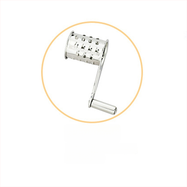 Käsi-pöörlev juusturiiv 430 roostevabast terasest, moods minimalistlik disain, sobib juustule ja šokolaadi purustustele.