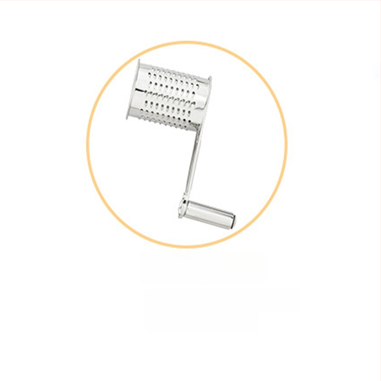 Käsi-pöörlev juusturiiv 430 roostevabast terasest, moods minimalistlik disain, sobib juustule ja šokolaadi purustustele.