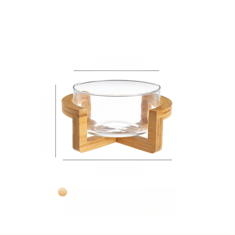 Stikla augļu šķīvis, japāņu stils, vienkāršs stils, pirmās klases kvalitāte