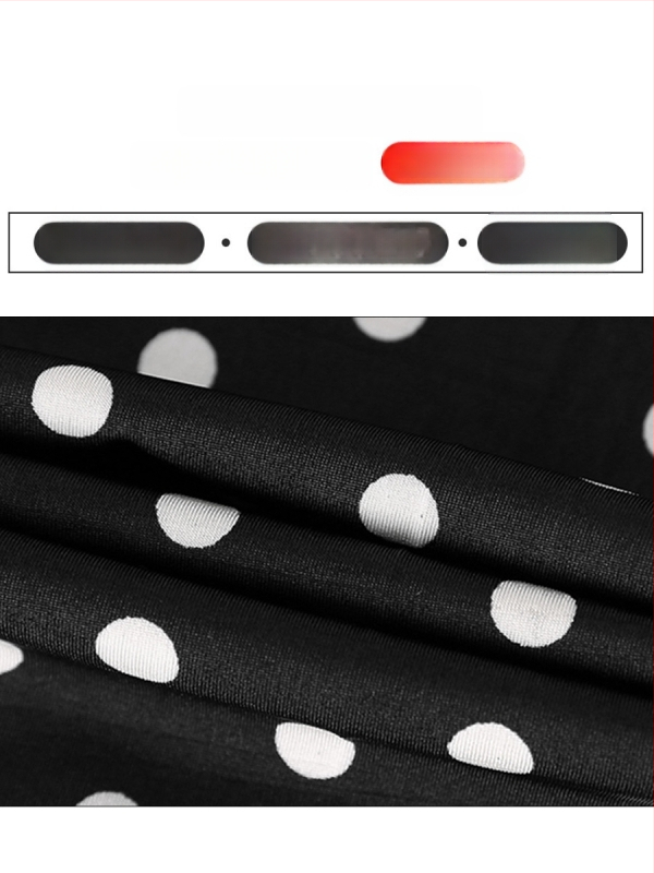 Ice-Silk vabad lõiked, kõrge vöökoht, cropped pikkus, üle 95% polüester