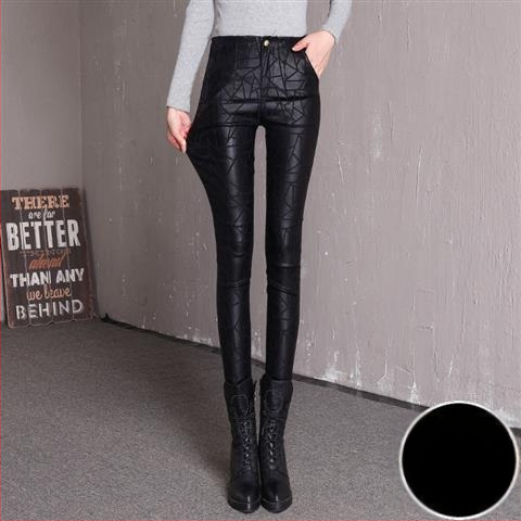 Naiste soojendusega voodriga legingsid, kõrge vöökoht, kitsas lõige, rombimuster, matt viimistlus, talv 2024