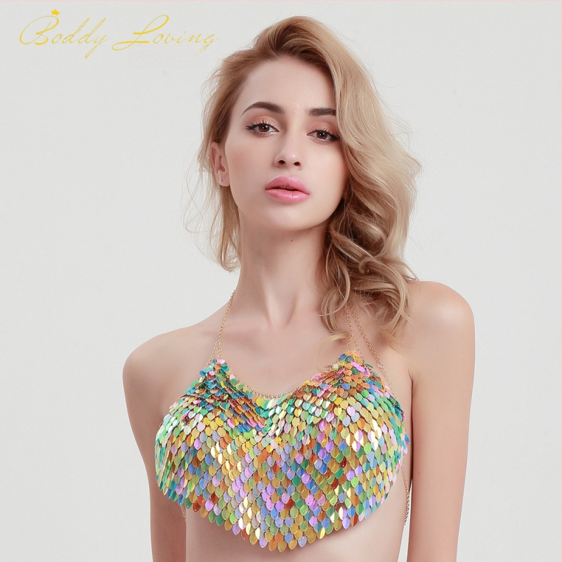 Rindkere kett laser-kristallidega, käsitöö, geomeetriline kujundus, materjal: plastik/vaik, unisex stiil