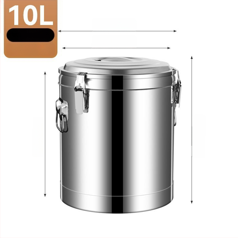 Isolatsiooniga roostevabast terasest ämber 201, äriliseks kasutamiseks, mitte elektriline, materjal: 201 roostevaba teras