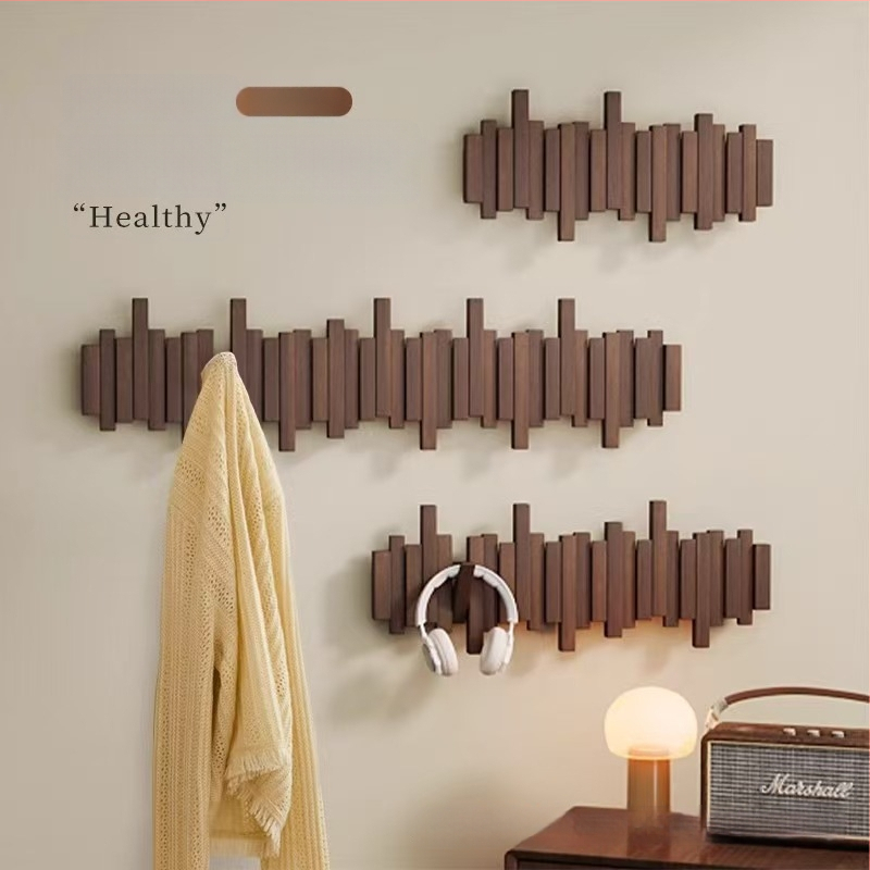 Sienas āķis mēteļiem pianīna taustiņa stilā, bez urbšanas, izcelsme Zhejiang, modelis B01