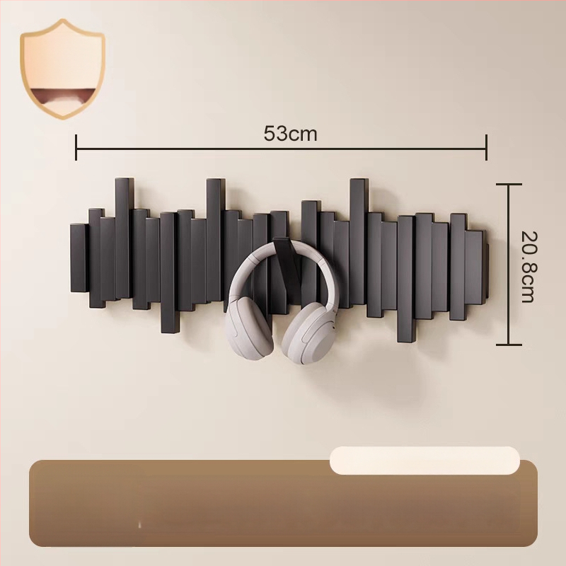 Sienas āķis mēteļiem pianīna taustiņa stilā, bez urbšanas, izcelsme Zhejiang, modelis B01