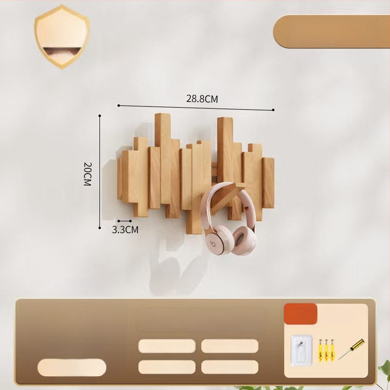 Sienas āķis mēteļiem pianīna taustiņa stilā, bez urbšanas, izcelsme Zhejiang, modelis B01