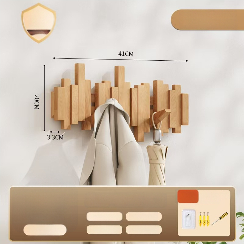 Sienas āķis mēteļiem pianīna taustiņa stilā, bez urbšanas, izcelsme Zhejiang, modelis B01