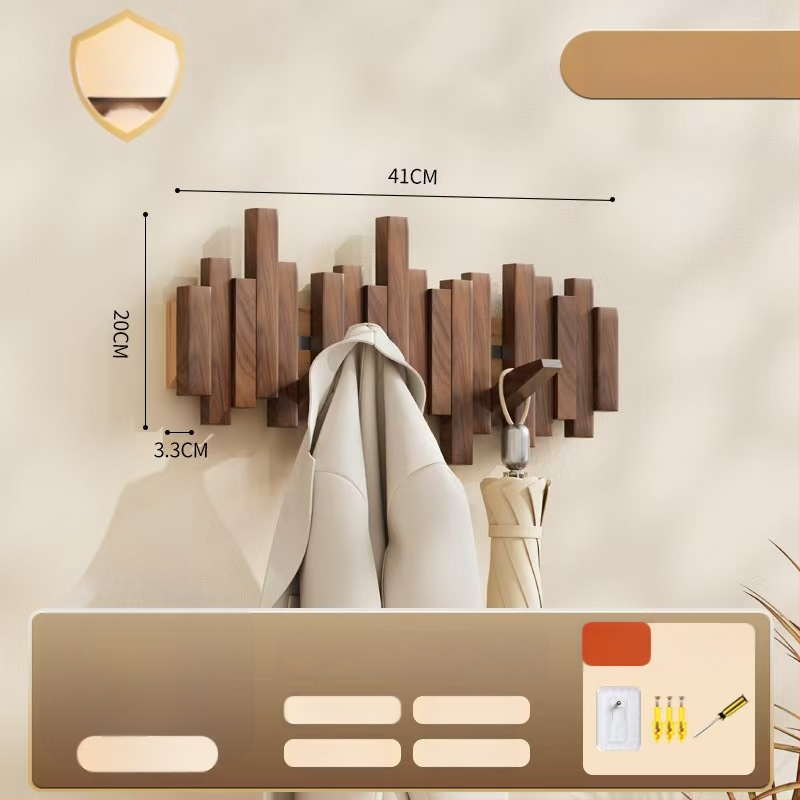 Sienas āķis mēteļiem pianīna taustiņa stilā, bez urbšanas, izcelsme Zhejiang, modelis B01