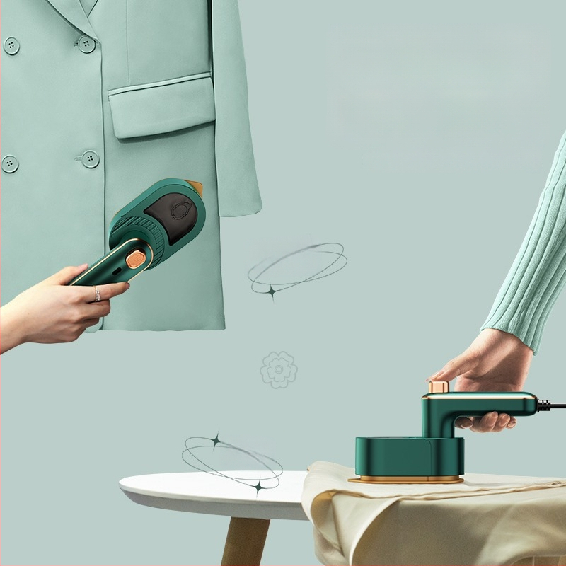 Rankinis sulankstomas drabužių garintuvas, USB maitinta, 3 temperatūros nustatymai, nešiojamas namams ir bendrabutyje, vandens bakelis <0,8 L